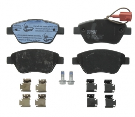 Купить GDB1654 TRW Тормозные колодки передние Линеа (1.3 D Multijet, 1.4) с датчиком износа
